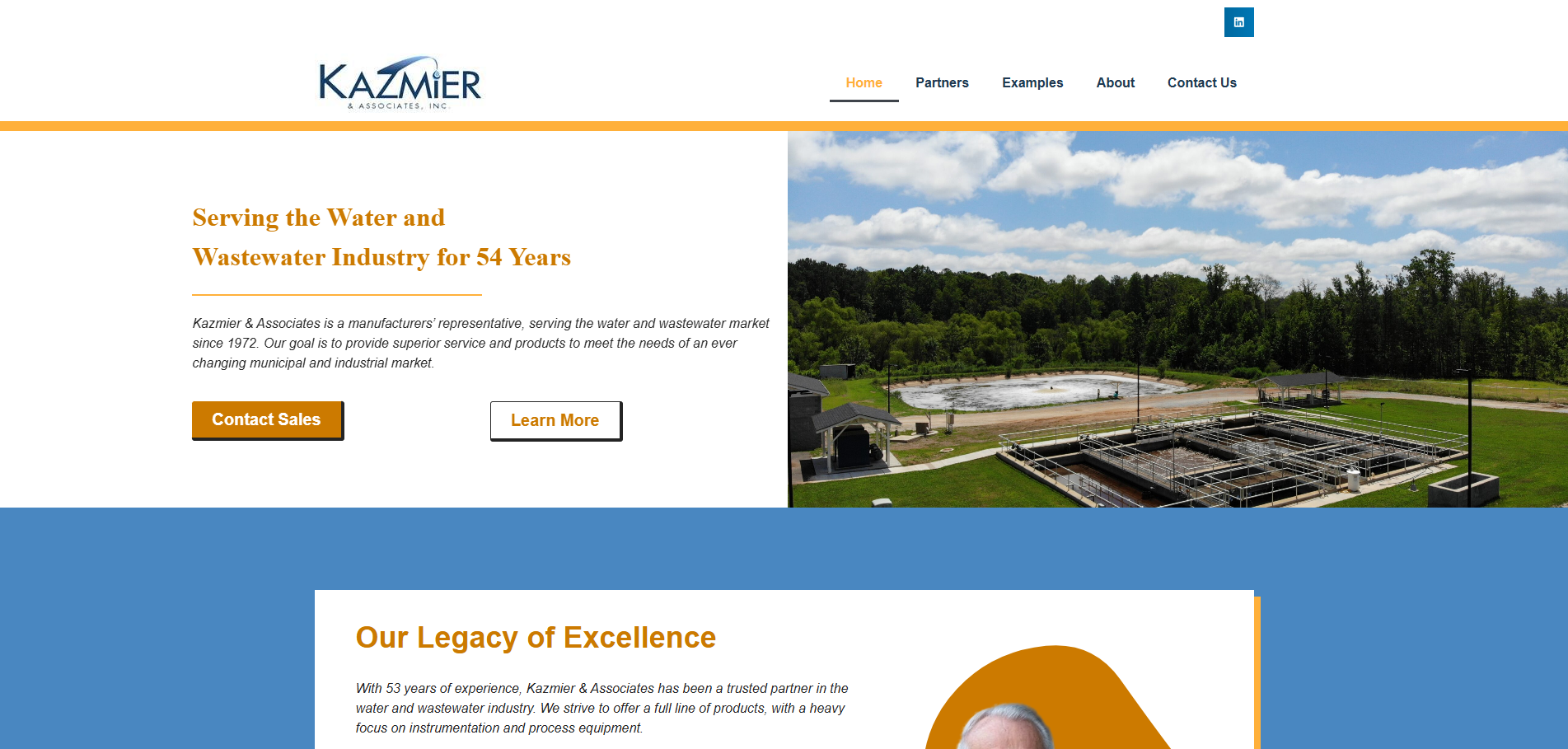 Kazmier & Associates website homepage built by Gaillard Tech Services