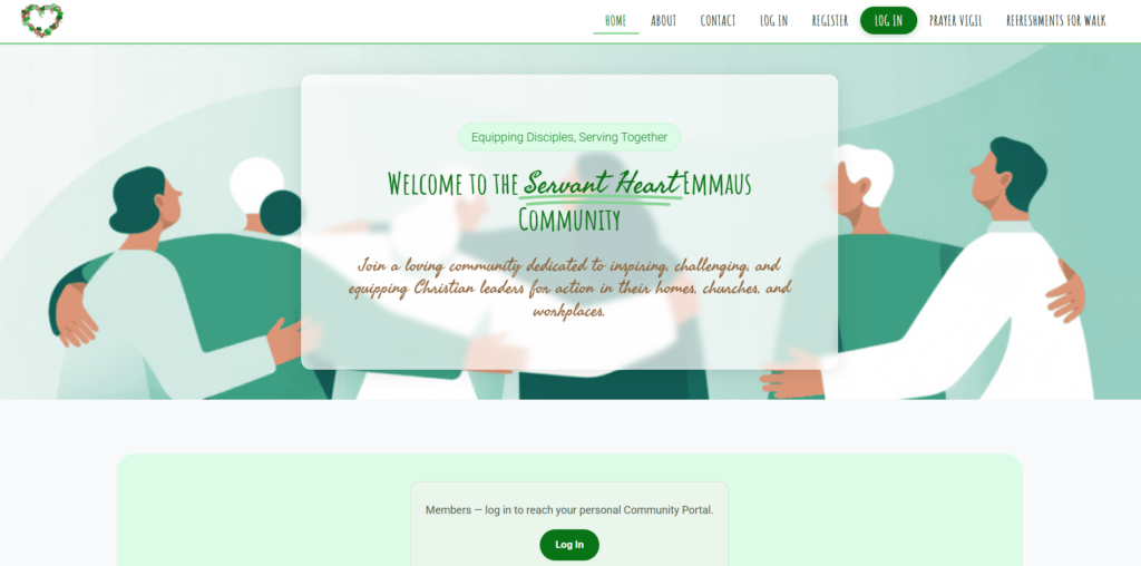 Servant Heart Emmaus Community website