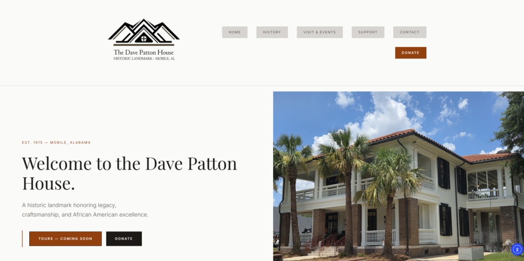 The Dave Patton House website
